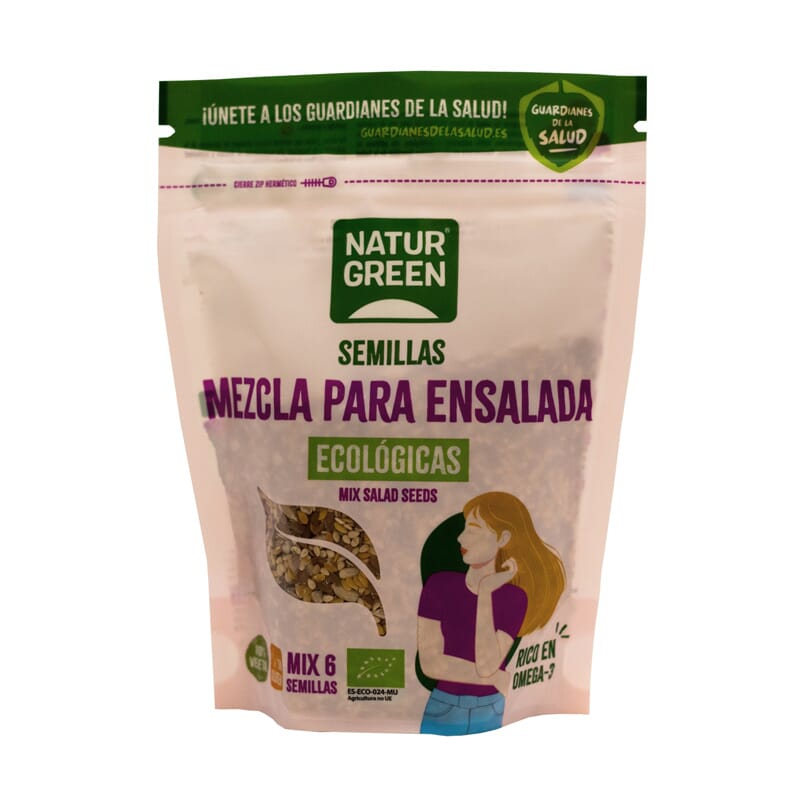 Mix van 6 Zaden Salade Bio 225g