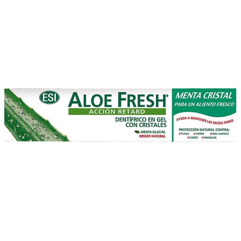 Aloe Fresh Acción Retard Dentífrico En Gel Con Cristales 100 ml