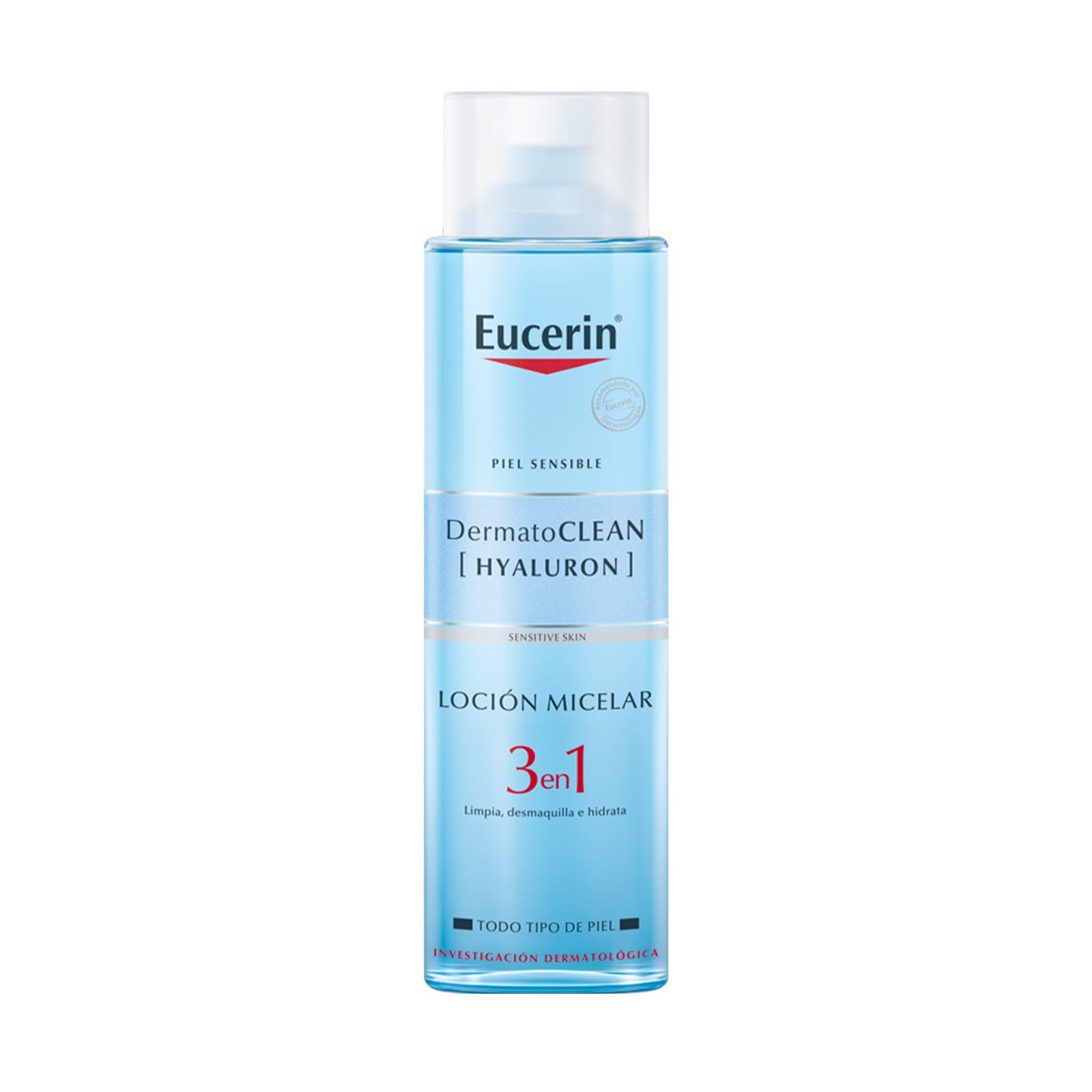 EUCERIN DERMATOCLEAN AGUA MICELAR 3 EN 1 400ml