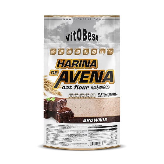 Harina Avena Integral Micronizada Weider Sabor Brownie