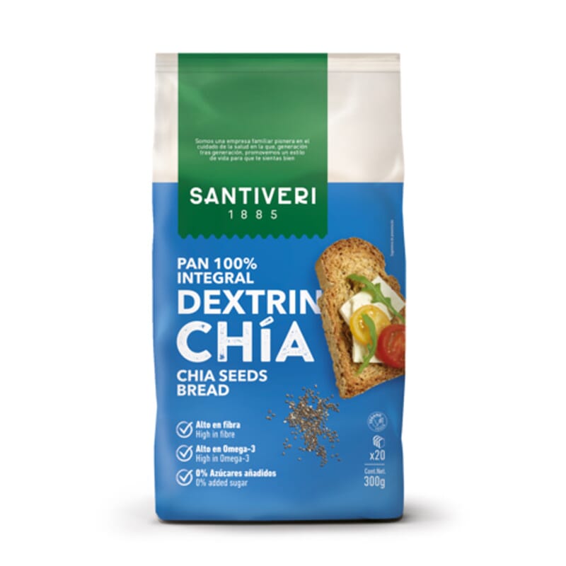 PAN INTEGRAL DEXTRIN CON CHÍA 300g