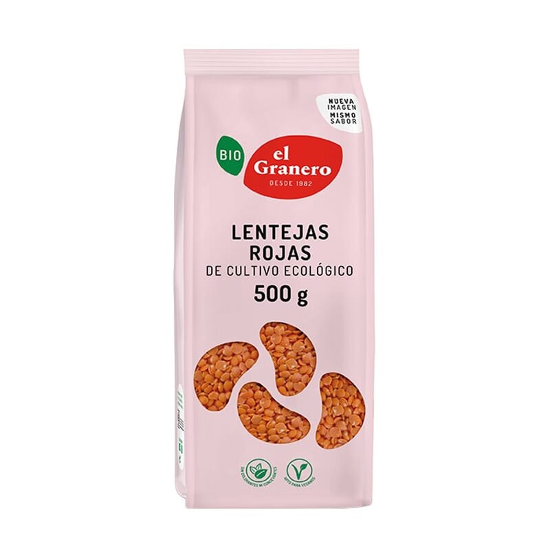 Lentejas Rojas Bio 500g