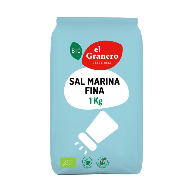 Sal Marina Fina Ecológica Del Atlántico 1 Kg