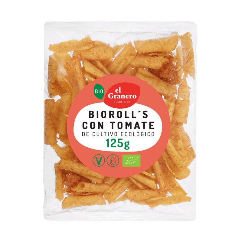 Nachos Biorolls Con Tomate Bio 125g