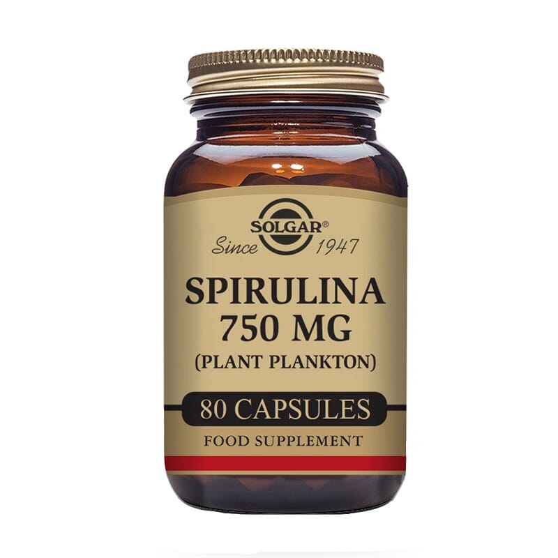 Espirulina 750 mg 80 Caps