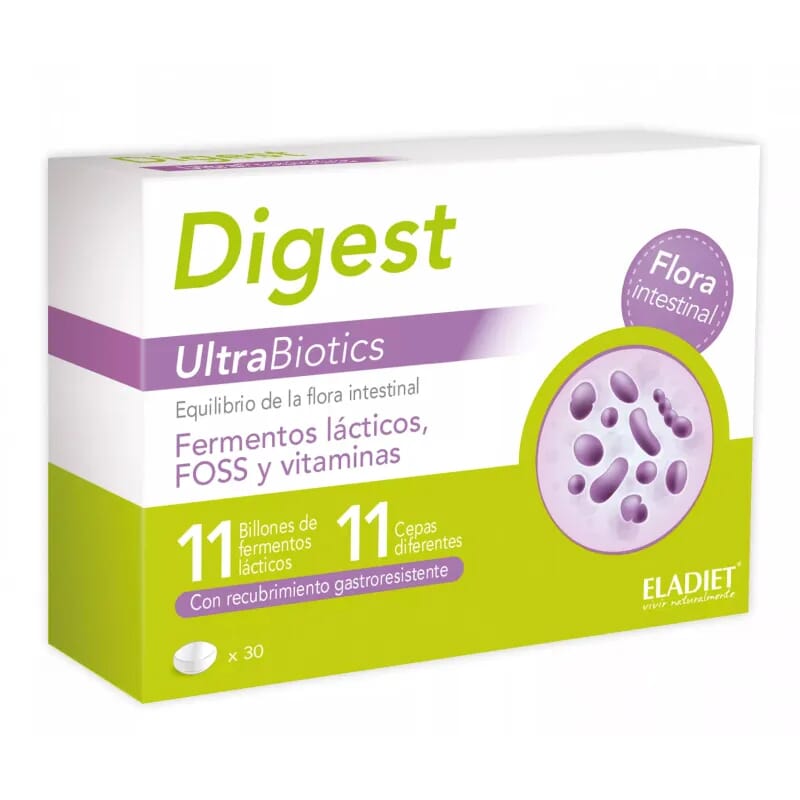 Digest Ultrabiotics Sin Gluten 30 Tabs de Eladiet