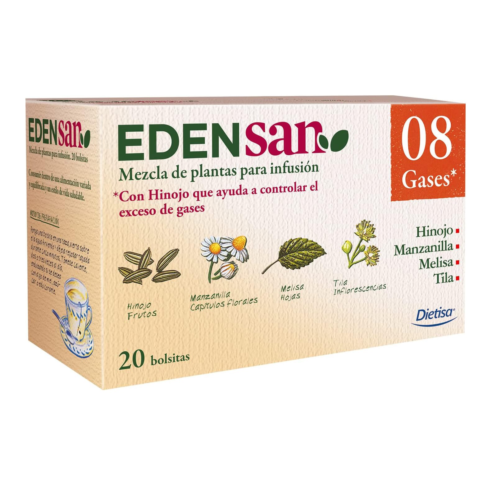 Edensan 08 Gases 20 Uds
