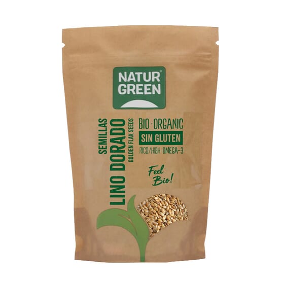 Graines de Lin Blond Sans Gluten Bio 500 g de NaturGreen
