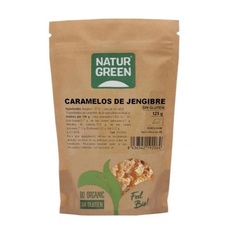 Caramelle allo Zenzero Bio 125g
