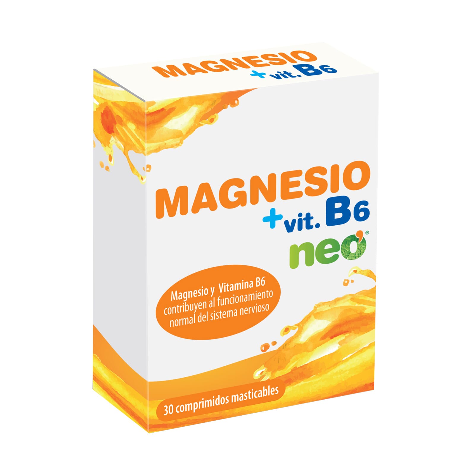 Magnésio + Vitamina B6 Neo 30 Ch.Tabs