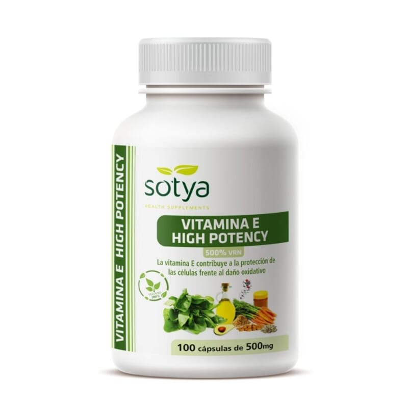 Vitamina E High Potency 500 mg 100 Caps