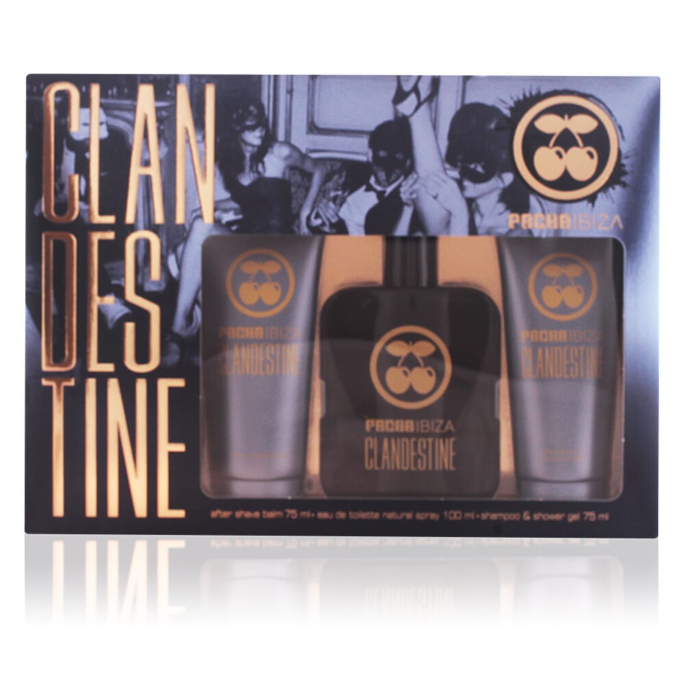 Pacha Men Clandestine Lote 3 Piezas EDT 100 ml