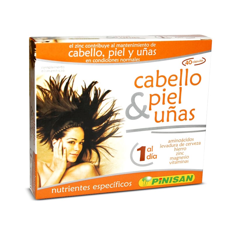 CABELLO PIEL & UÑAS 40 Caps