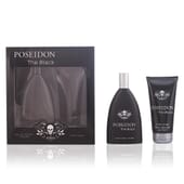 Poseidon The Black Men Coffret EDT 150 ml + Aftershave 150 ml - Posseidon | Nutritienda