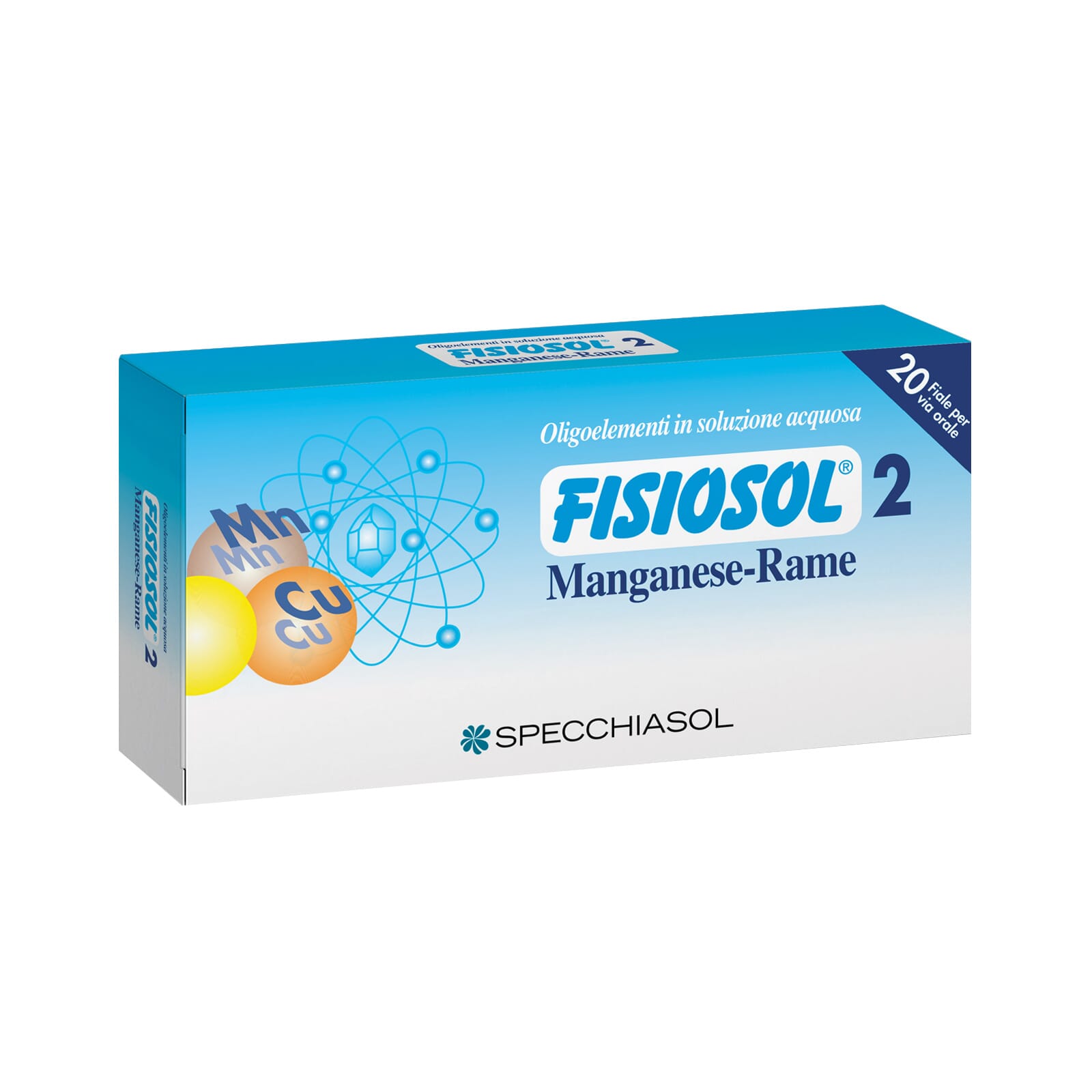 Fisiosol 2 Magnesium Koper 8 ml 20 Viales