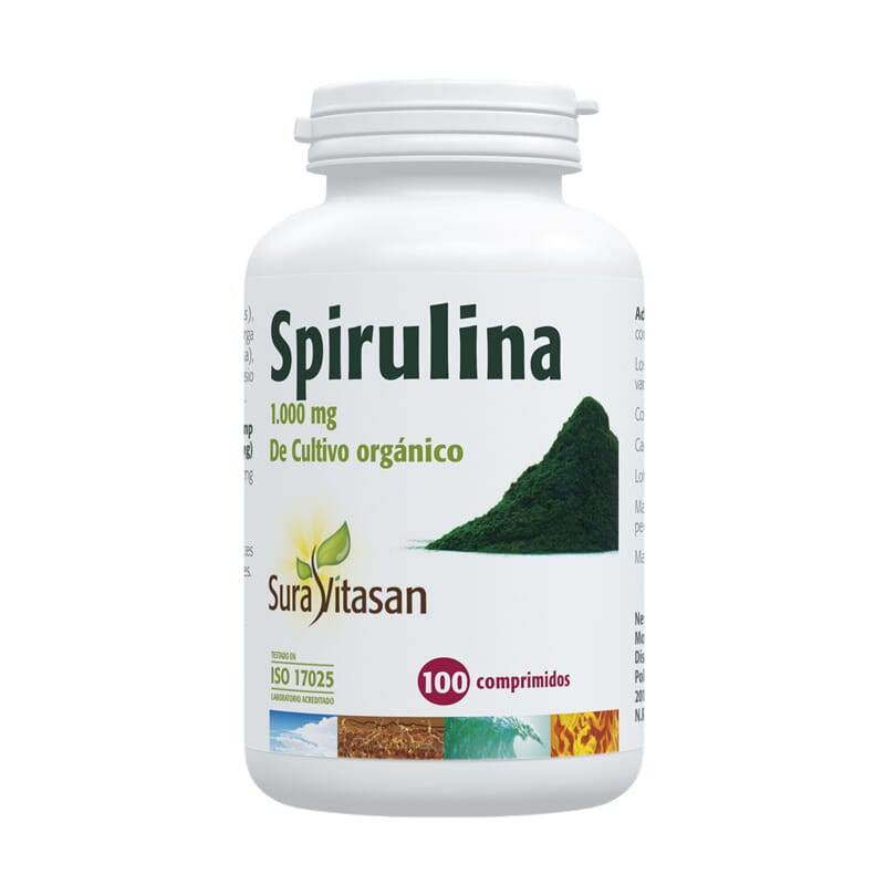 Espirulina 1000 mg 100 Tabs