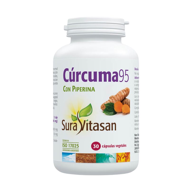 Cúrcuma 95 Con Piperina 30 Caps