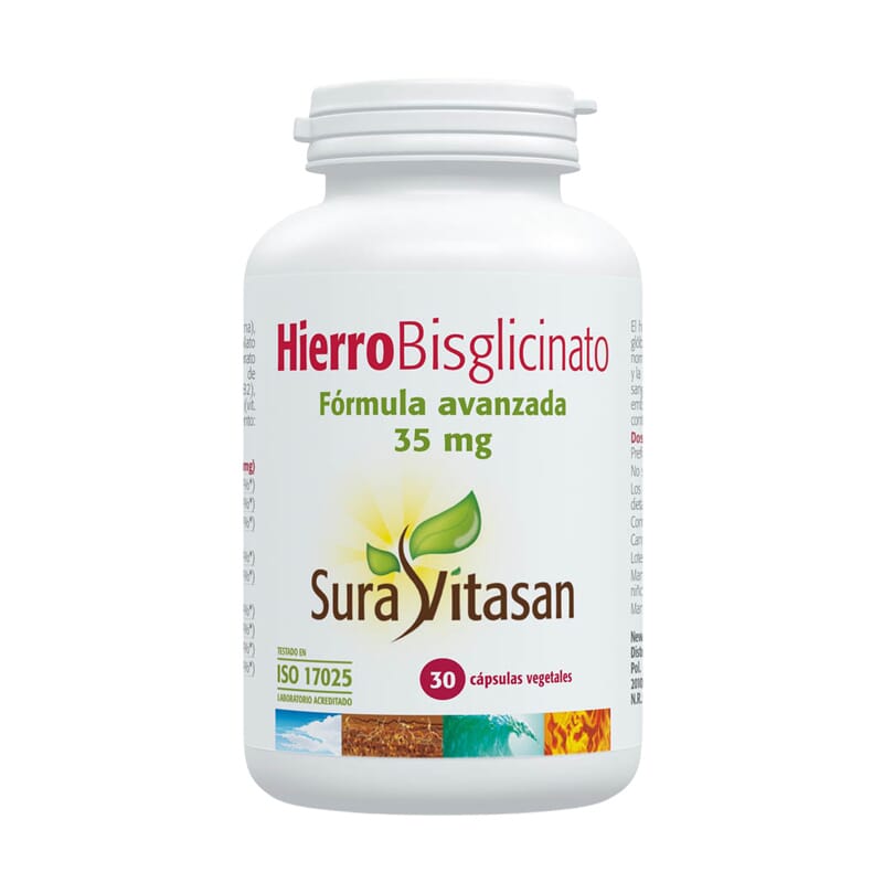 Hierro Bisglicinato 35 mg 30 VCaps