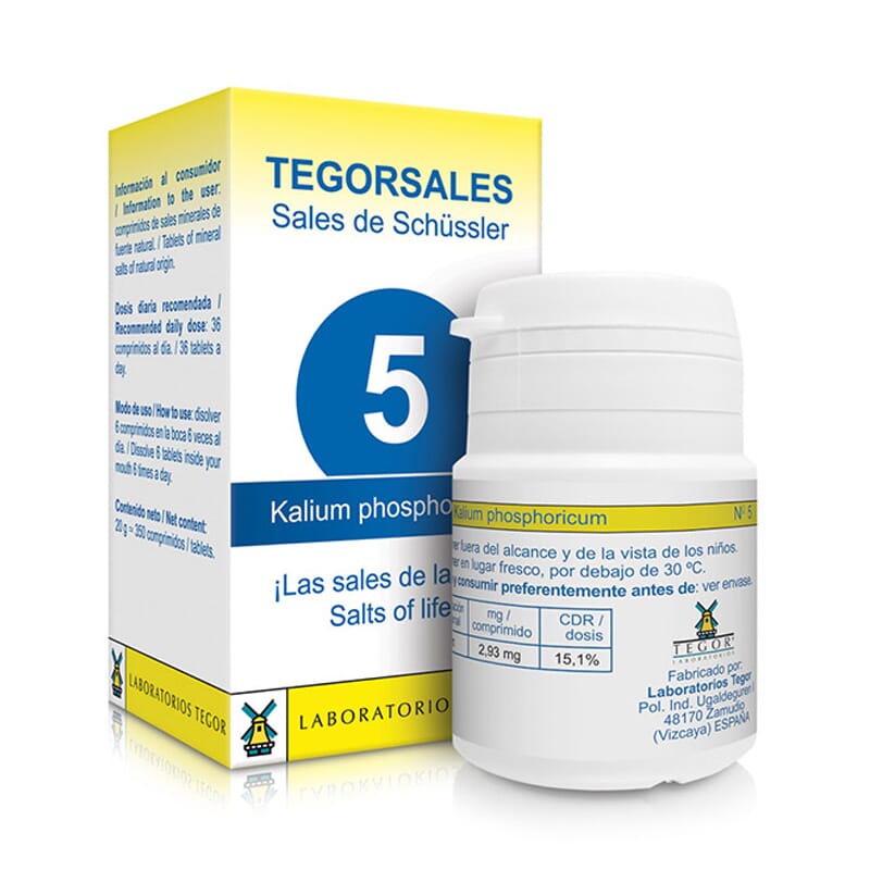 Tegorsales 5 Fosfato De Potasio 350 Tabs de Tegor