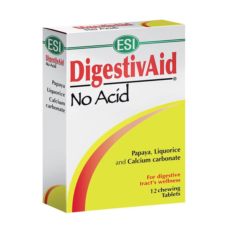 Digestivaid No Acid 12 Tabs