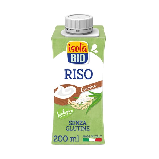 Crème de riz biologique pour cuisiner Isola Bio