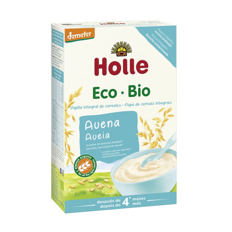 Papilla Integral De Copos De Avena 4 Meses Bio 250g