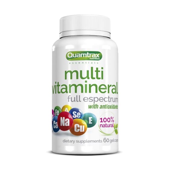 Multi Vita-Mineral 60 Gélules - Quamtrax Essentials | Nutritienda