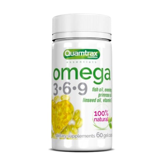 Oméga 3-6-9 - 60 Capsules Molles - Quamtrax Essentials | Nutritienda