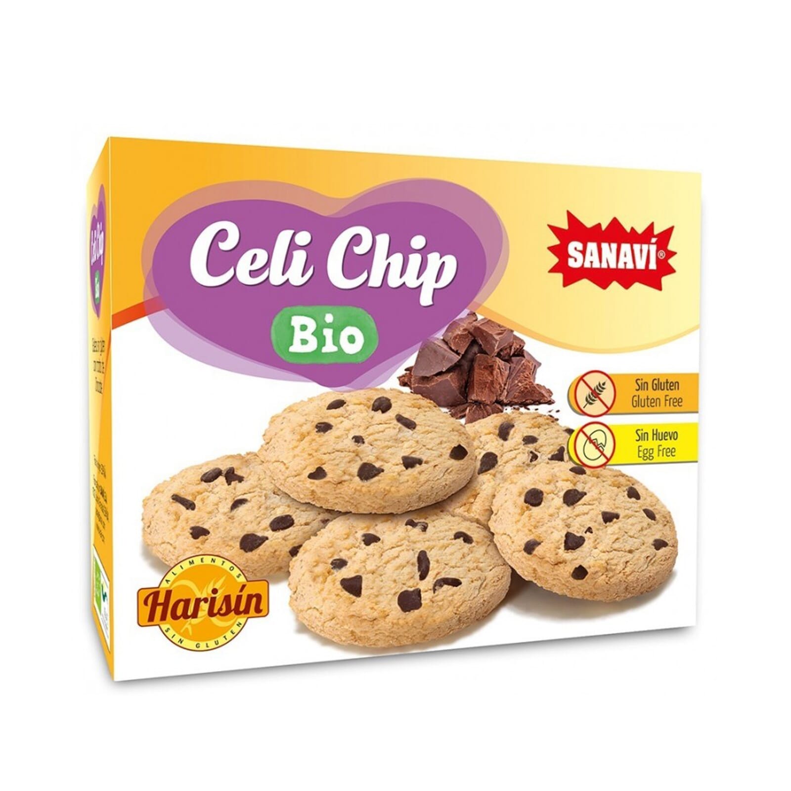 Celi Chip Galletas Sin Gluten Con Trocitos De Chocolate Bio 150g