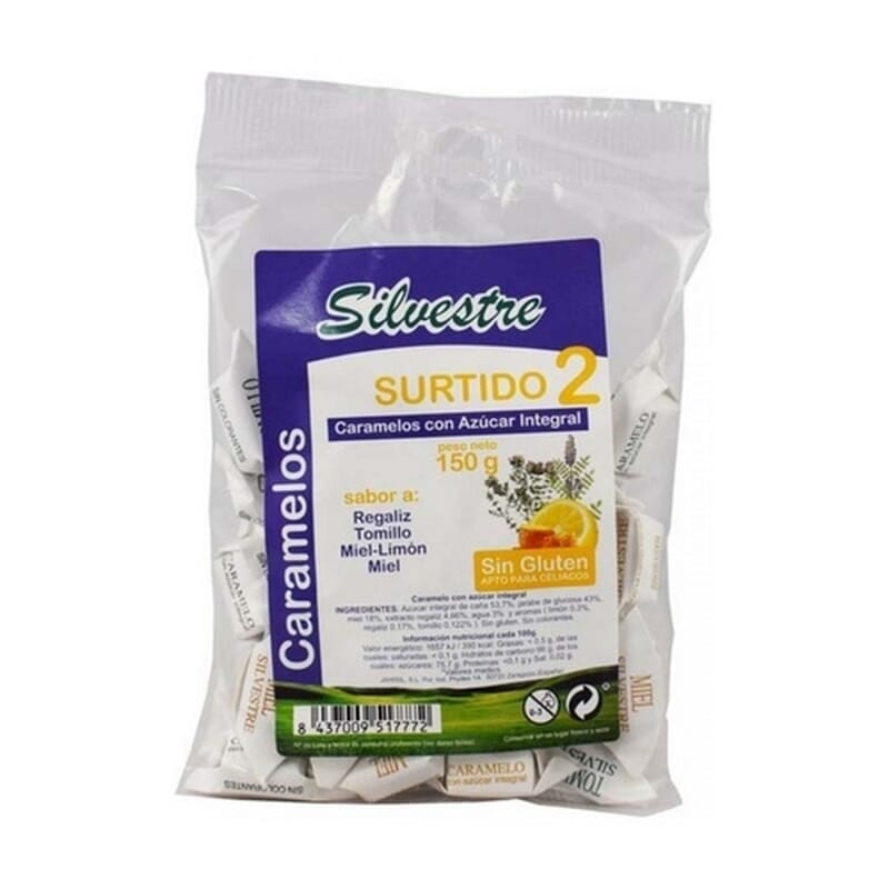 Surtido 2 Caramelos Con Azúcar Integral 150g
