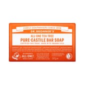 Jabón en Pastilla Árbol de Té Puro 140g - Dr. Bronners