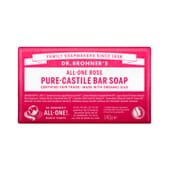 Jabón en Pastilla Rosa Pura 140g - Dr. Bronners