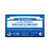 Jabón en Pastilla Menta Pura 140g - Dr. Bronners