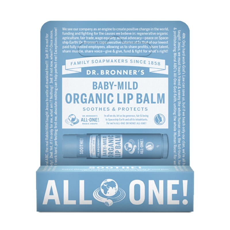 BÁLSAMO LABIAL ORGÂNICO SEM AROMA 4g