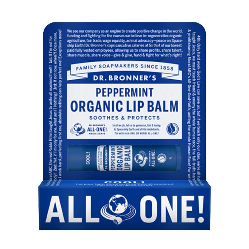 BÁLSAMO LABIAL ORGÂNICO MENTA 4g