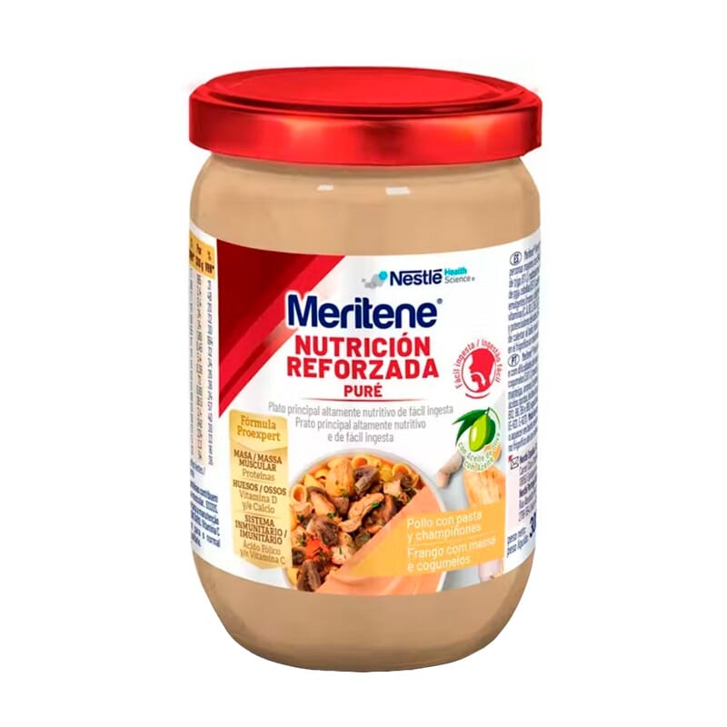 Meritene Puré Pollo Con Pasta Y Champiñones 300g