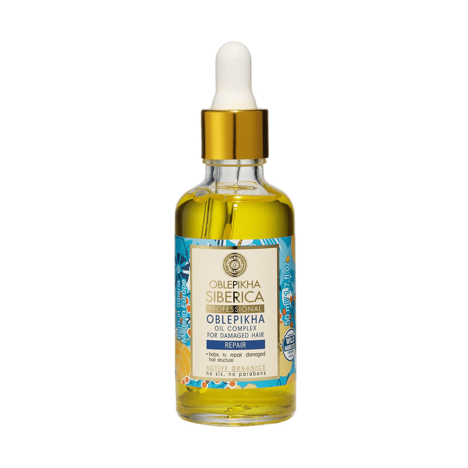 Complejo De Aceites Oblepikha Para Cabellos Dañados 50 ml