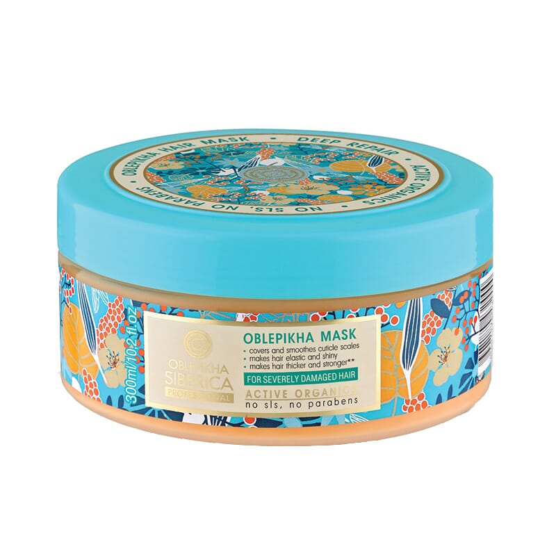 Máscara De Cabelo Severamente Danificado Oblepikha 300 ml