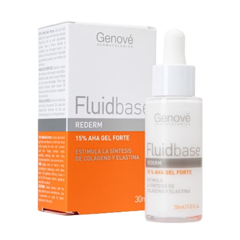 GENOVE FLUIDBASE REDERM 15% AHA GEL FORTE 30ml