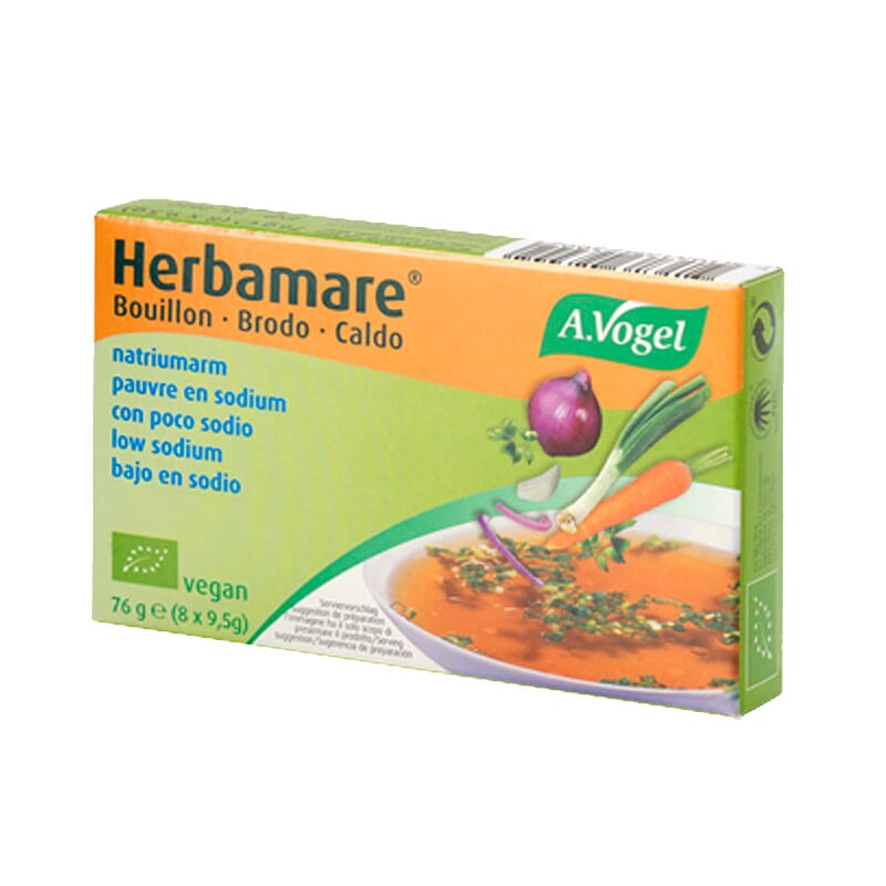 Herbamare Caldo Vegetal Bajo En Sodio 8 Tabs