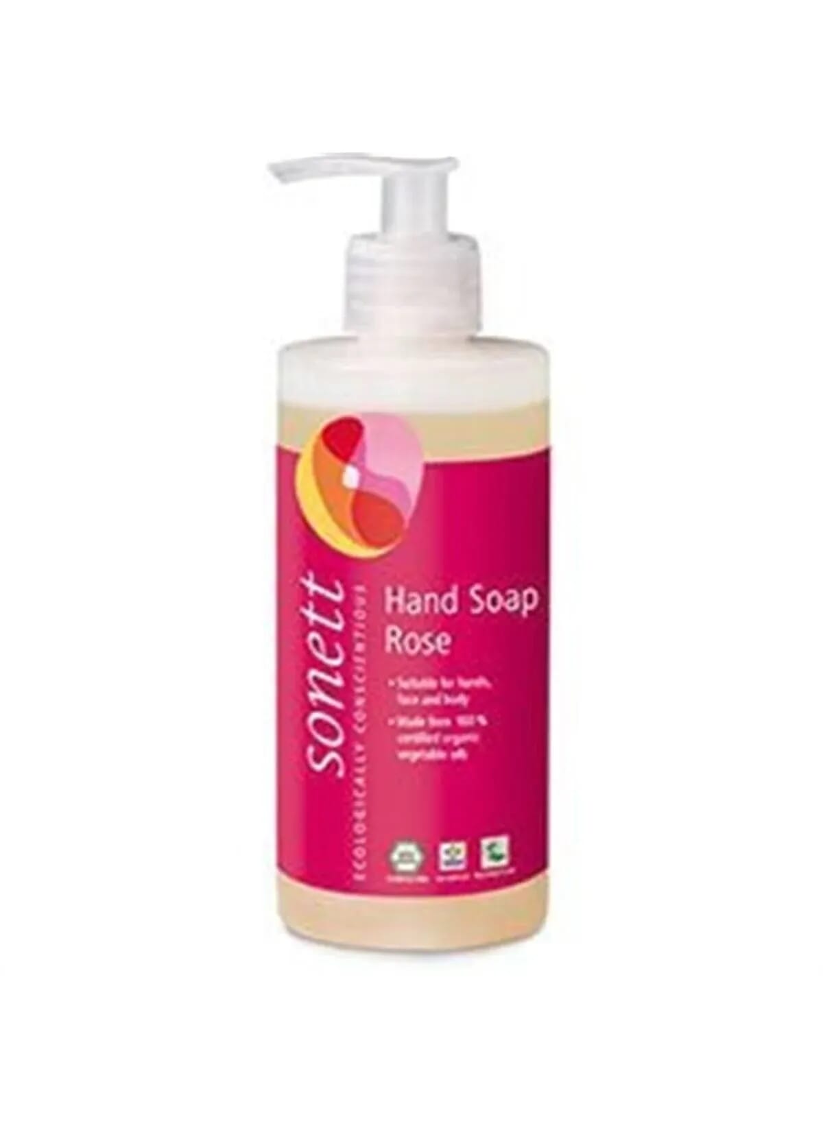 Sabão Mãos Dispensador Rosa 300 ml