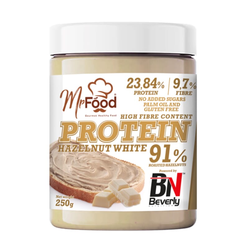 PROTEIN HAZELNUT WHITE CHOCOLATE 250g