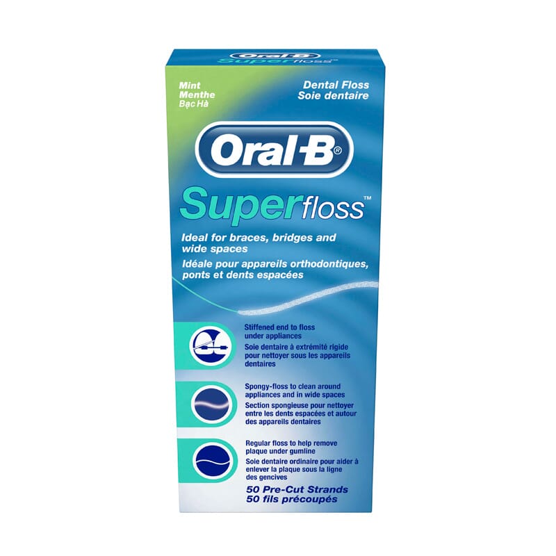 Oral-B Super Floss Hilo Dental Menta 50 Ud