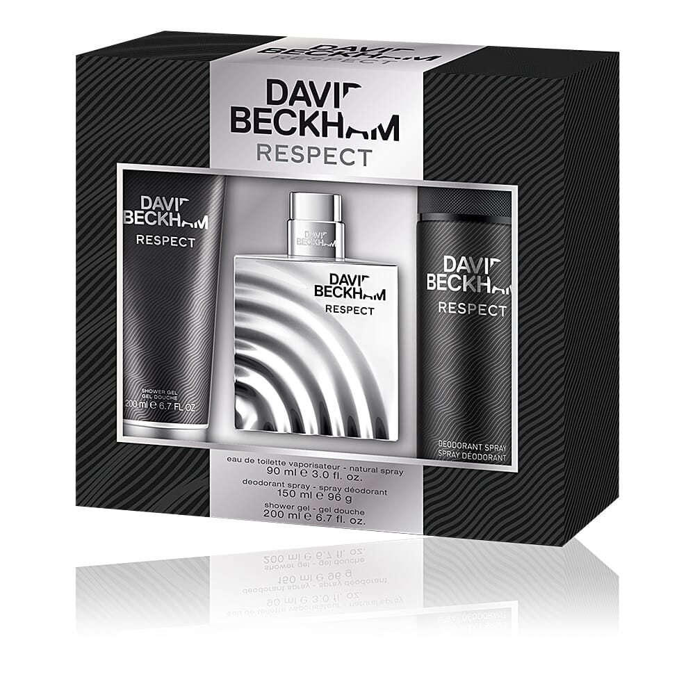 Respect Lote EDT 75 ml + Gel de Ducha 75 ml + Deo 150 ml