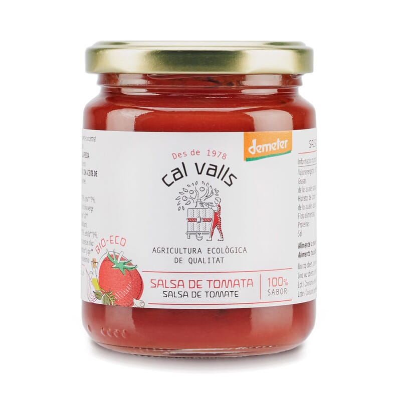 SALSA DE TOMATE ECOLÓGICA 270g