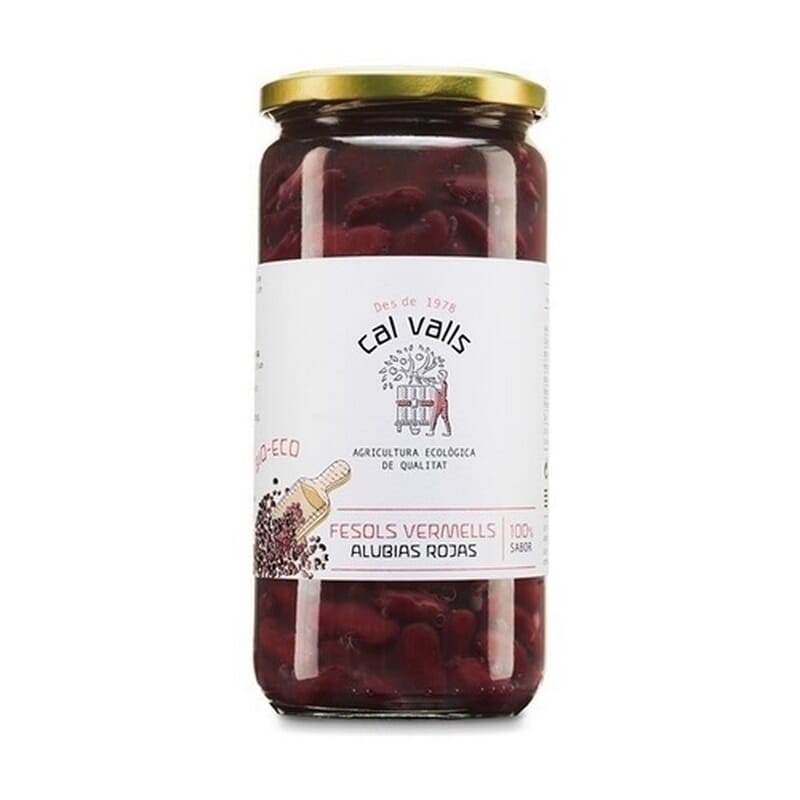 Feijões Vermelhos Cozidos Sem Glúten Eco Vegano 450g