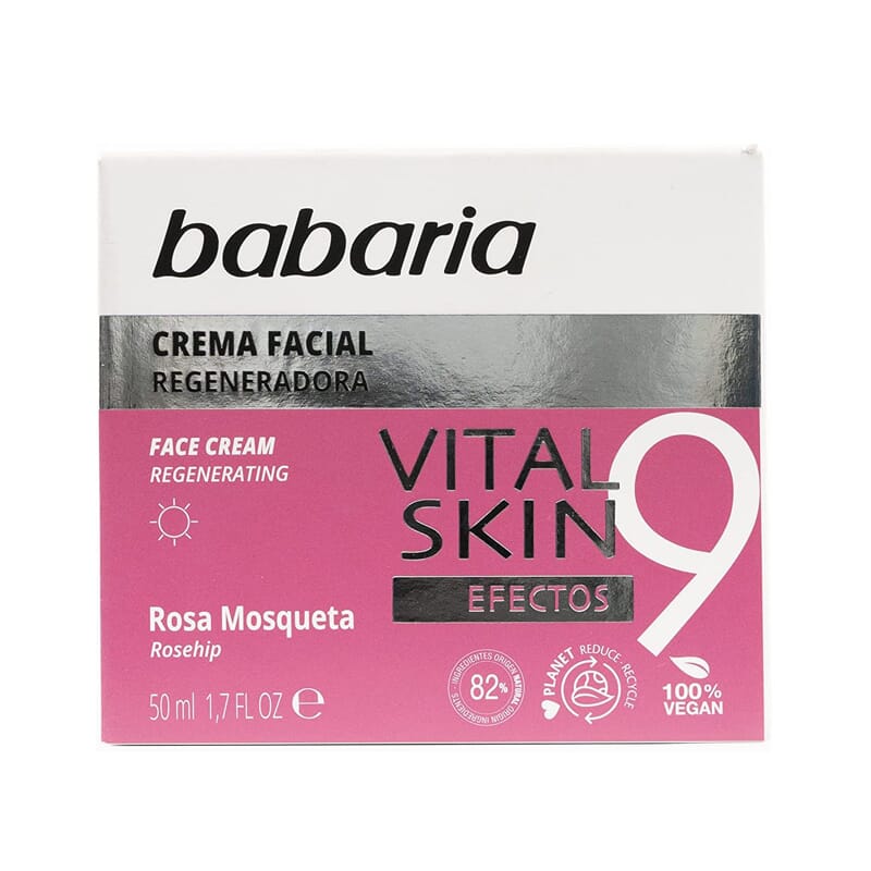 Vital Skin 9 Efectos Crema Facial Rosa Mosqueta 50 ml