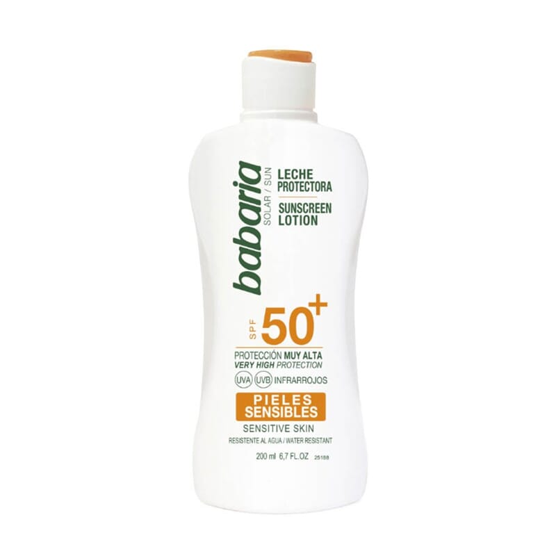 Solar Leche Protectora Pieles Sensibles SPF50+ 200 ml de Babaria