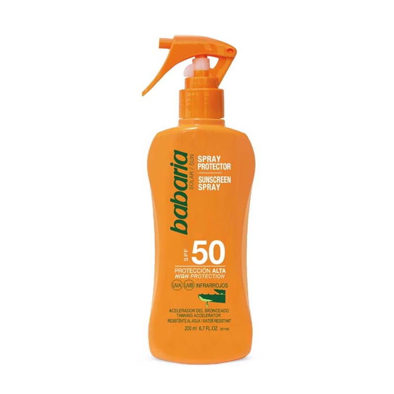 Spray Protector Solar Aloe SPF50 200 ml