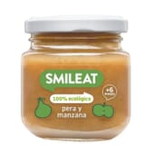 Boião Biológico de Pera e Maçã +6M 130g - Smileat